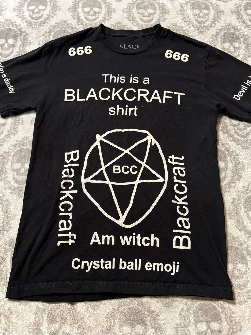 Black Blackcraft Cult Witchy T-shirt Size Medium